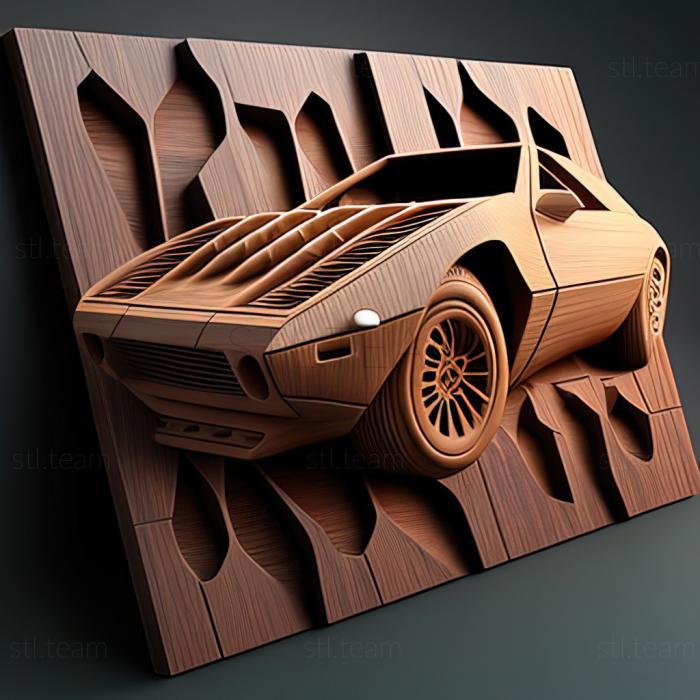 3D модель Lancia Stratos HF (STL)